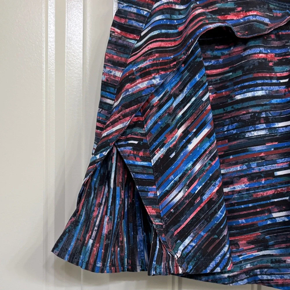 Lululemon Play Off the Pleats Hinshu Alpine Multicolor Striped Women's Skirt Sko